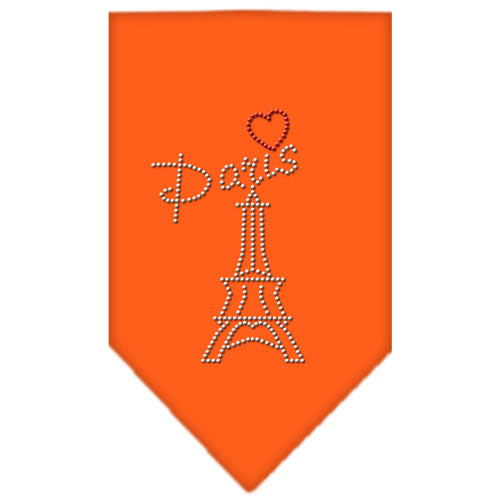 Paris Rhinestone Bandana Orange Large GreatEagleInc