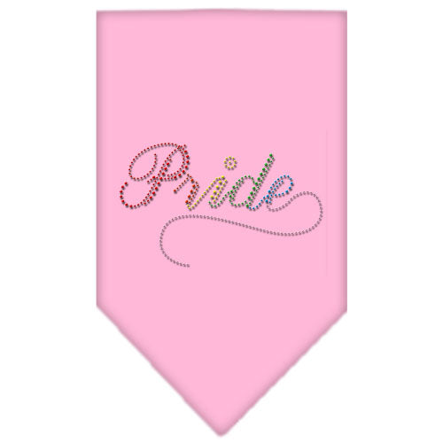 Pride Rhinestone Bandana Light Pink Large GreatEagleInc