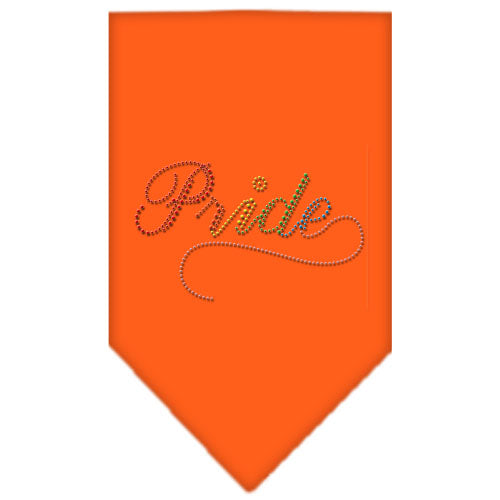 Pride Rhinestone Bandana Orange Small GreatEagleInc