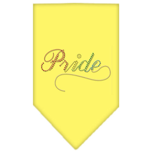 Pride Rhinestone Bandana Yellow Small GreatEagleInc