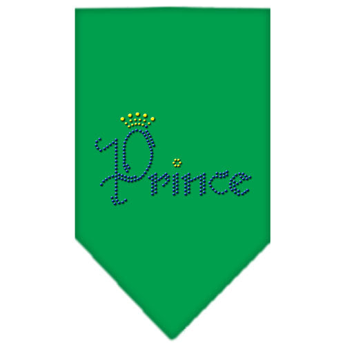 Prince Rhinestone Bandana Emerald Green Small GreatEagleInc