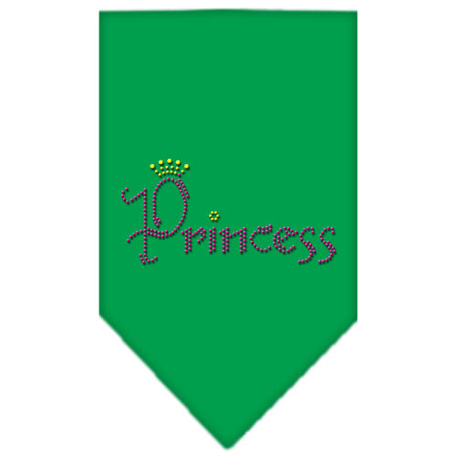 Princess Rhinestone Bandana Emerald Green Large GreatEagleInc