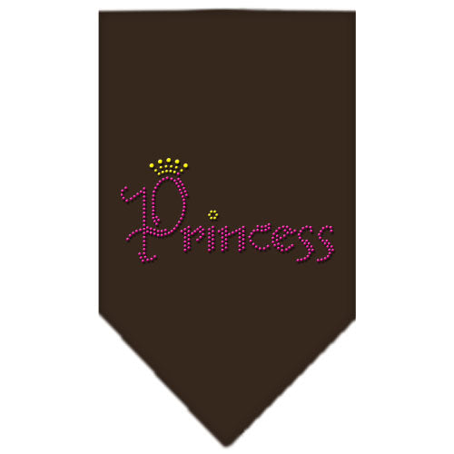 Princess Rhinestone Bandana Cocoa Small GreatEagleInc