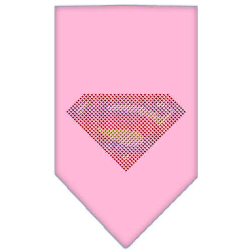 Super! Rhinestone Bandana Light Pink Large GreatEagleInc