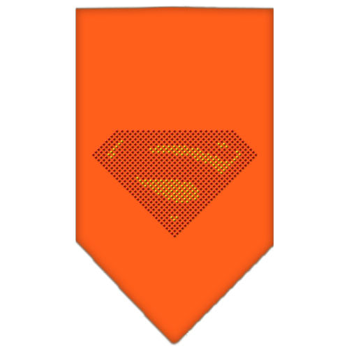 Super! Rhinestone Bandana Orange Small Default Title