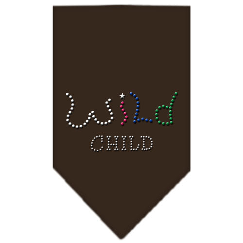 Wild Child Rhinestone Bandana Cocoa Large Default Title