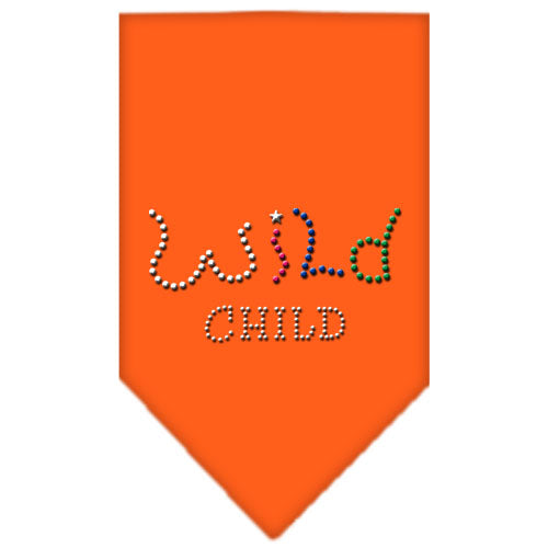 Wild Child Rhinestone Bandana Orange Large Default Title