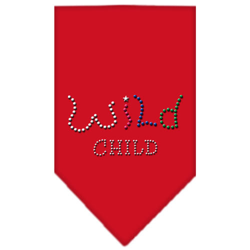 Wild Child Rhinestone Bandana Red Small Default Title