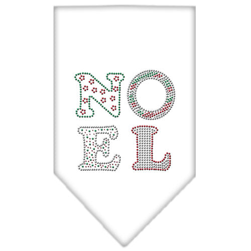 Noel Rhinestone Bandana White Large GreatEagleInc