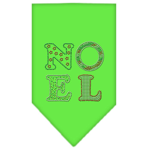 Noel Rhinestone Bandana Lime Green Small GreatEagleInc