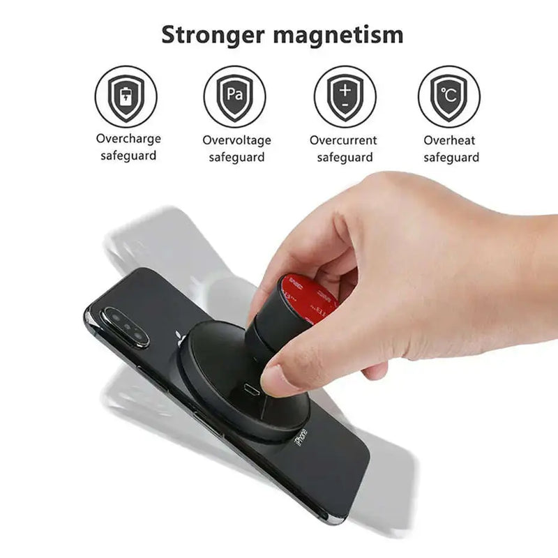 Magnetic-Wireless-Car-Charger-AirVent-Mount-Compatible-With-For-Magsafe-iPhone-12-ProMax-Mini-15W-Fast-Charging-Car-Phone-Holder-GreatEagleInc-334089153