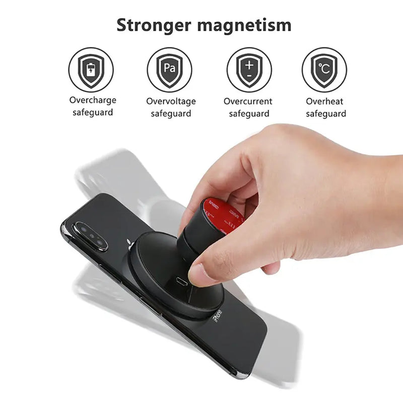 Magnetic Wireless Car Charger AirVent Mount Compatible With For Magsafe iPhone 12 ProMax Mini 15W Fast Charging Car Phone Holder
