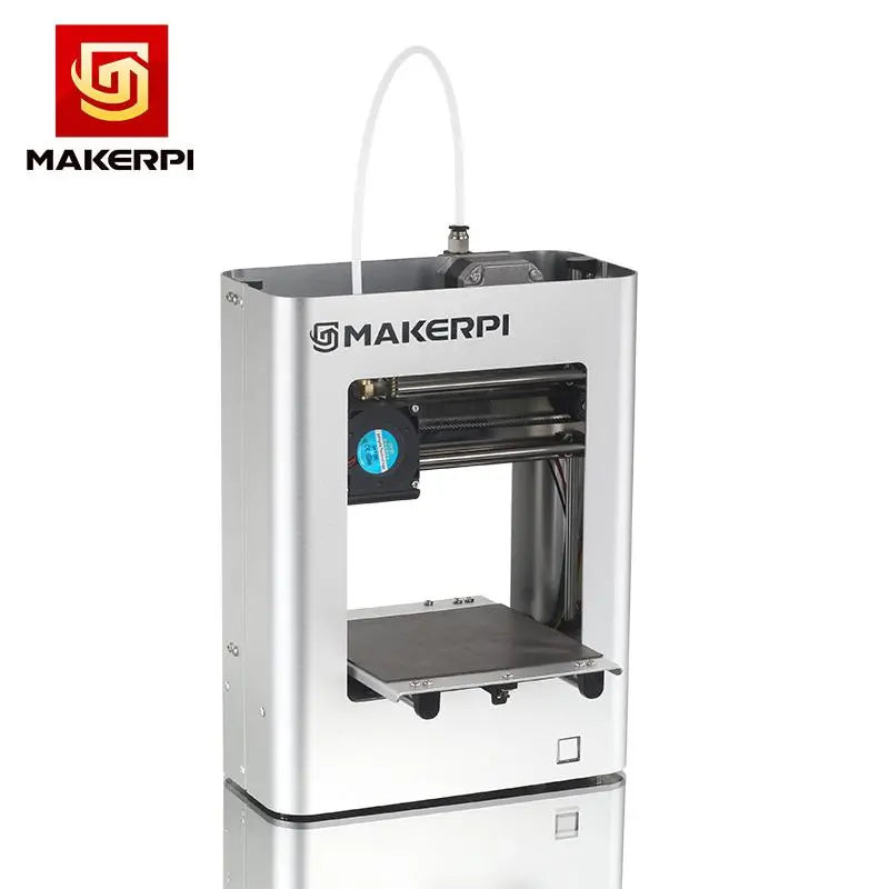 MakerPi 3D Printer M1 100*100*100mm tiny/ mini 3d printer with one button print, Easy Quiet Operation for beginner GreatEagleInc