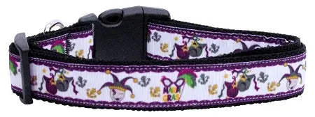 Mardi Gras Nylon Dog Collar Xs Default Title