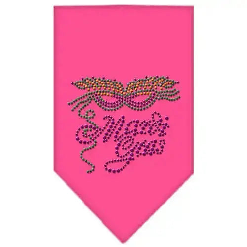 Mardi-Gras-Rhinestone-Bandana-Bright-Pink-Small-GreatEagleInc-319131365