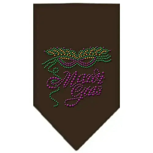 Mardi-Gras-Rhinestone-Bandana-Cocoa-Small-GreatEagleInc-319131286