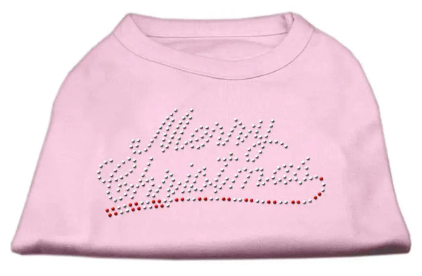 Merry-Christmas-Rhinestone-Shirt-Light-Pink-Xxxl-GreatEagleInc-318560925
