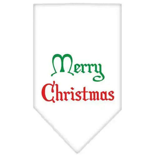 Merry-Christmas-Screen-Print-Bandana-White-Small-GreatEagleInc-319826679