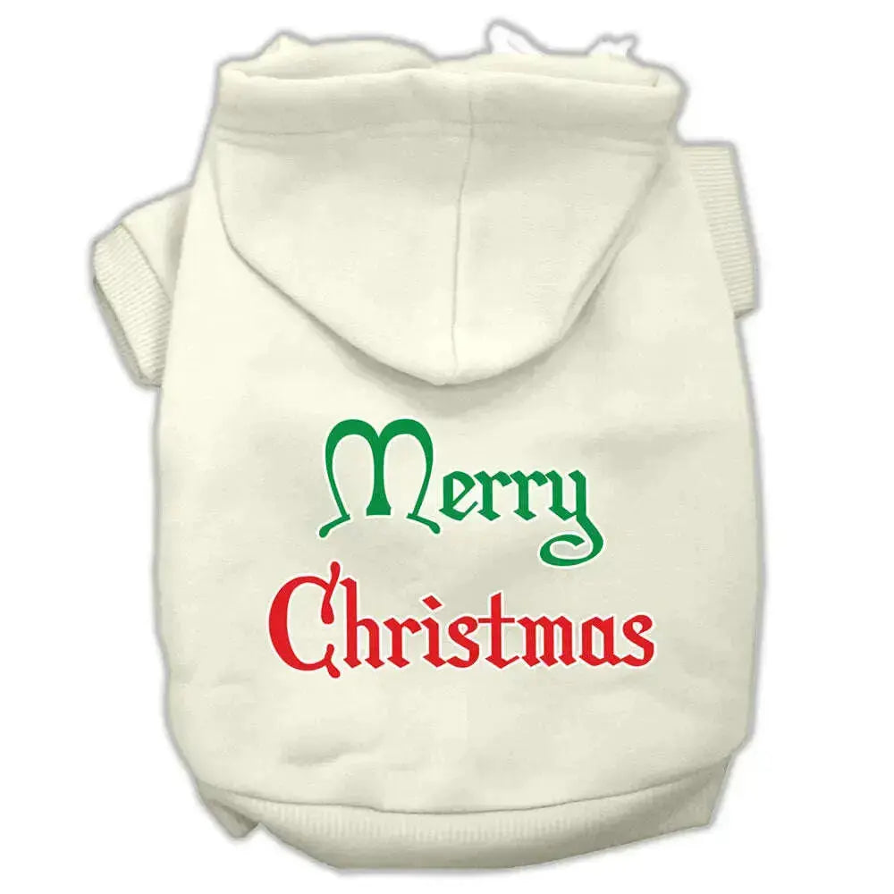 Merry-Christmas-Screen-Print-Pet-Hoodies-Cream-Size-Xs-GreatEagleInc-319368278