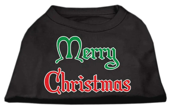 Merry-Christmas-Screen-Print-Shirt-Black-Xxl-GreatEagleInc-333667344