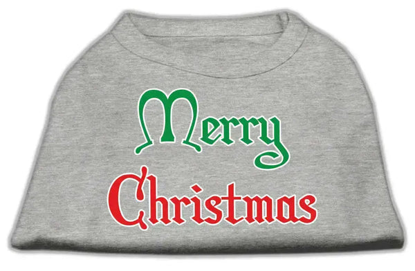 Merry-Christmas-Screen-Print-Shirt-Grey-Xxl-GreatEagleInc-333667110