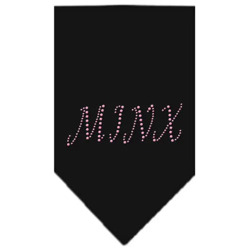 Minx Rhinestone Bandana Black Small Default Title