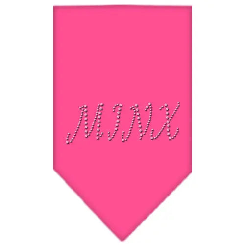 Minx Rhinestone Bandana Bright Pink Large Default Title