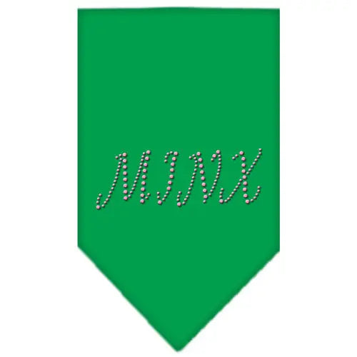 Minx Rhinestone Bandana Emerald Green Small Default Title