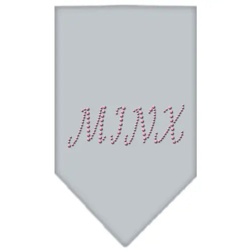 Minx Rhinestone Bandana Grey Large Default Title