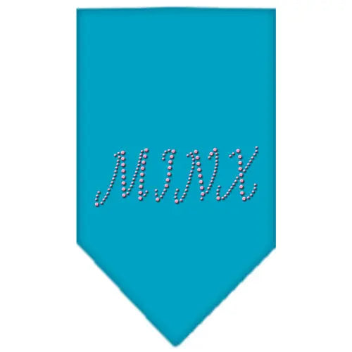 Minx Rhinestone Bandana Turquoise Small Default Title