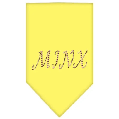 Minx Rhinestone Bandana Yellow Small Default Title