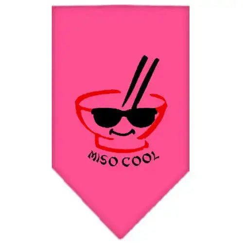 Miso-Cool-Screen-Print-Bandana-Bright-Pink-Small-GreatEagleInc-318947220