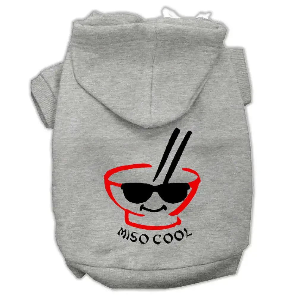 Miso-Cool-Screen-Print-Pet-Hoodies-Grey-Size-Xxl-GreatEagleInc-319965483