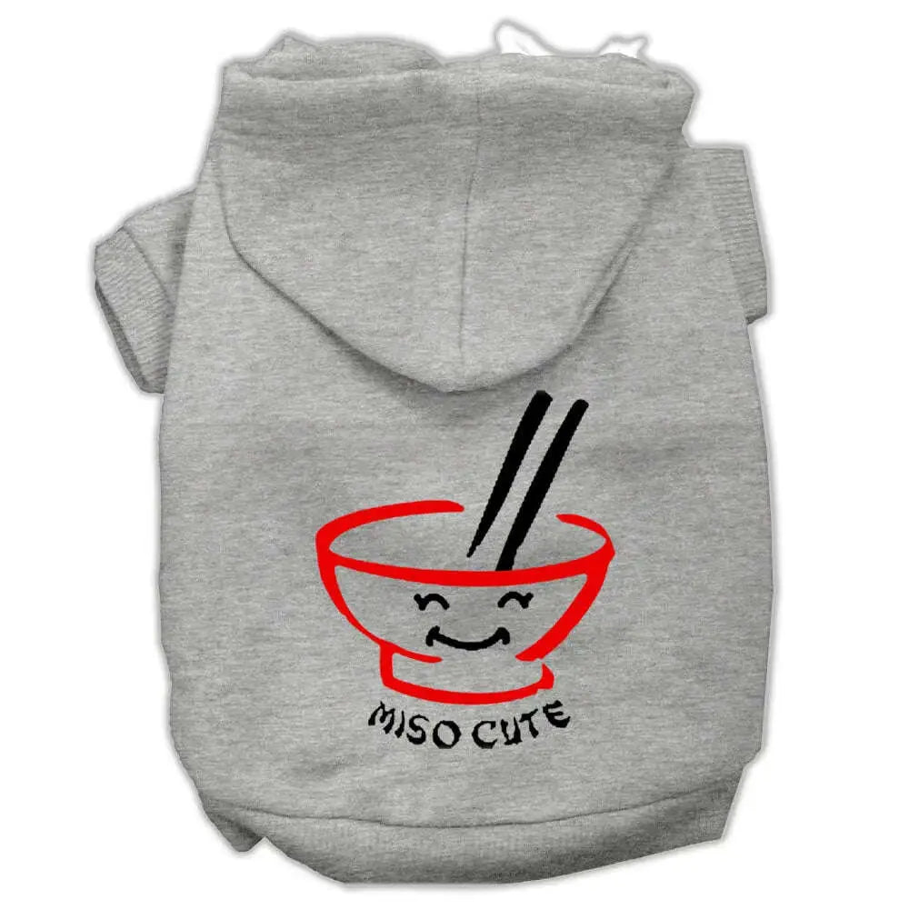 Miso-Cute-Screen-Print-Pet-Hoodies-Grey-Size-Xxl-GreatEagleInc-319965014