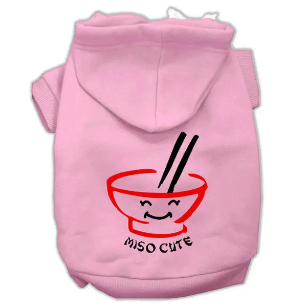 Miso-Cute-Screen-Print-Pet-Hoodies-Pink-Size-Lg-GreatEagleInc-333748554