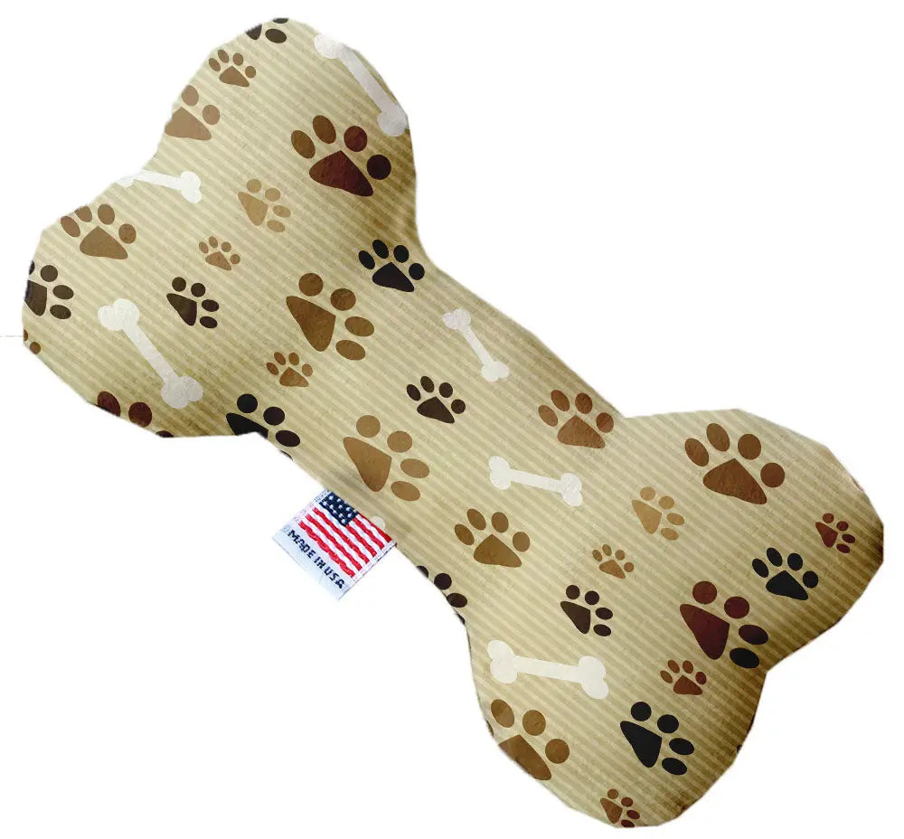 Mocha Paws And Bones 6 Inch Bone Dog Toy Default Title