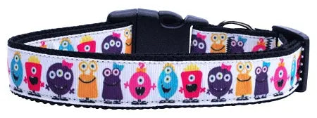 Monsters Nylon Ribbon Dog Collars Large Default Title