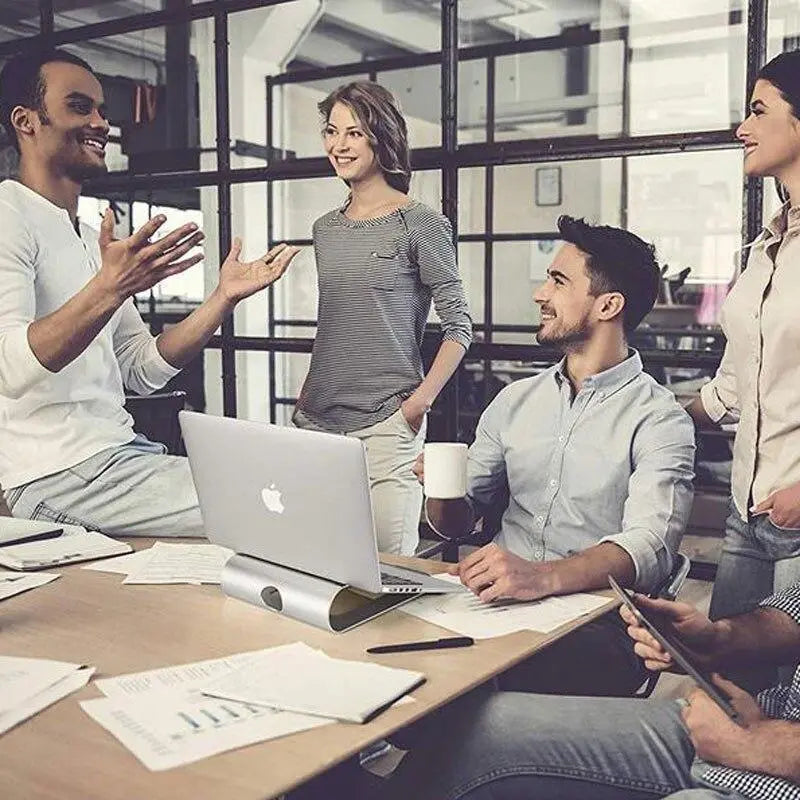 Mosible Portable Aluminum Alloy Laptop Stand for Macbook Pro/Air Stand Notebook Holder Metal Bracket Computer Accessories - GreatEagleInc