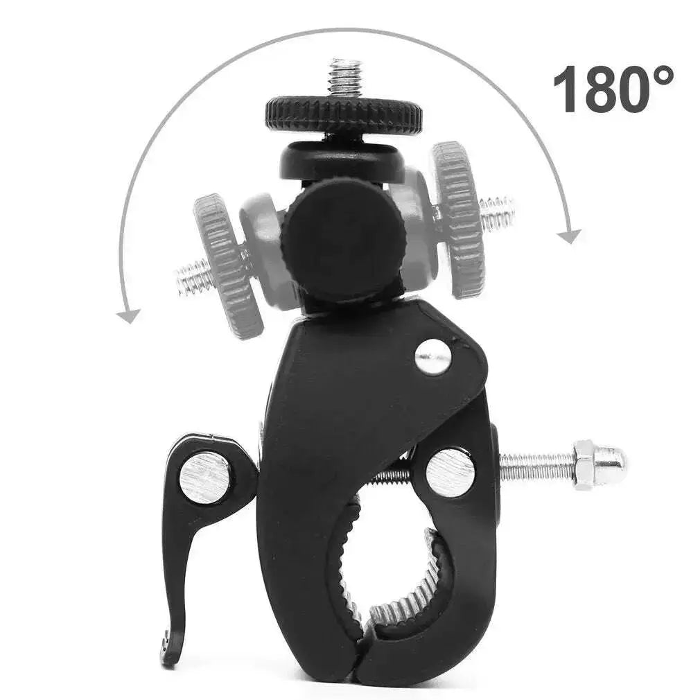 Motorcycle-Bike-Bicycle-Handlebar-Clamp-With-Camera-Tripod-Adapter-for-Go-Pro-Hero-7-6-5-4-SJCAM-SJ4000-Yi-4K-GoPro-Accessories-GreatEagleInc-334006871