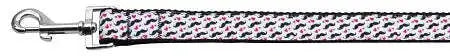 Moustache-Love-Ribbon-Pet-Leash-1-Wide-6ft-GreatEagleInc-318909948