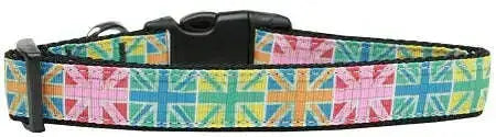 Multi-color-Uk-Flag-Nylon-Cat-Collar-GreatEagleInc-318642366