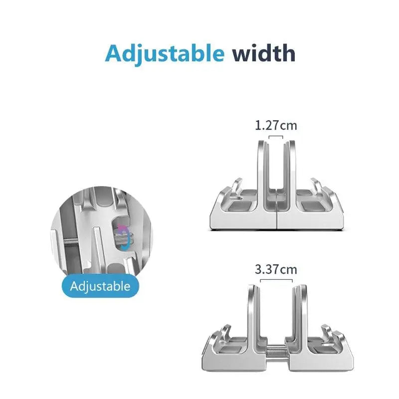 Multifunction Laptop Stand Aluminum Alloy Notebook Stand Holder For Macbook Air Pro HP Lenovo Anti-slip Computer Storage Bracket