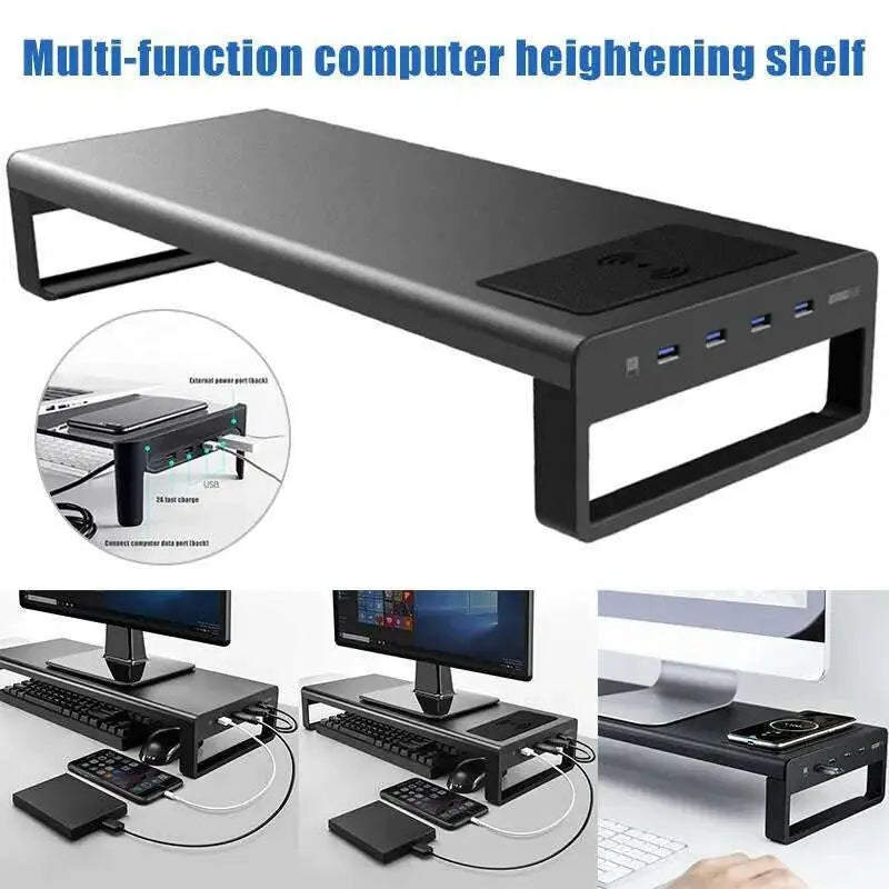 Multiple-Purposes-Smart-Base-Durable-Convenient-Aluminum-Alloy-Computer-Laptop-Base-Stand-With-USB-3.0-Port-GreatEagleInc-318023934