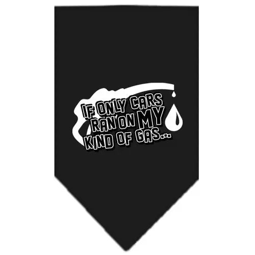 My Kind Of Gas Screen Print Bandana Black Large Default Title