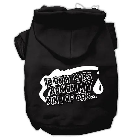 My Kind Of Gas Screen Print Pet Hoodies Black Xxxl Default Title