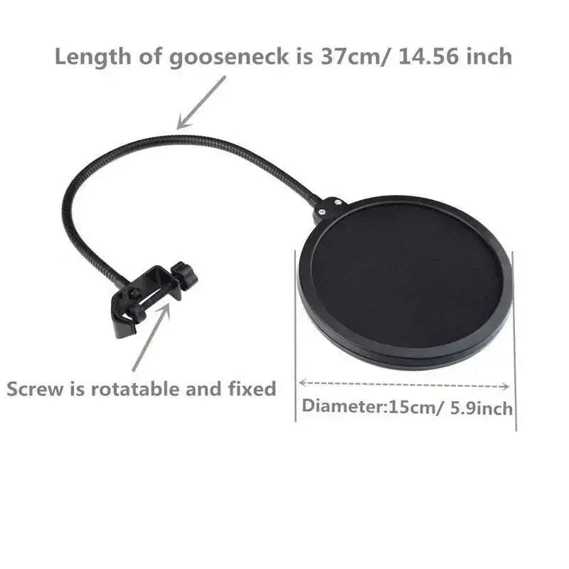NB-35-Microphone-stand-Scissor-Arm-Stand_-Pantograph-For-Mic-_Table-Mounting-Clamp_NW-Filter-Windscreen-Shield-_-Metal-Mount-Kit-GreatEagleInc-334028036