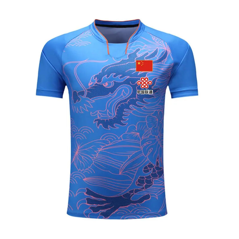 NEW Sports CHINA Dragon Table Tennis Jerseys Shorts Men Women Child Kids Ping Pong Jersey Table Tennis Shirt Sets Sport Shirts
