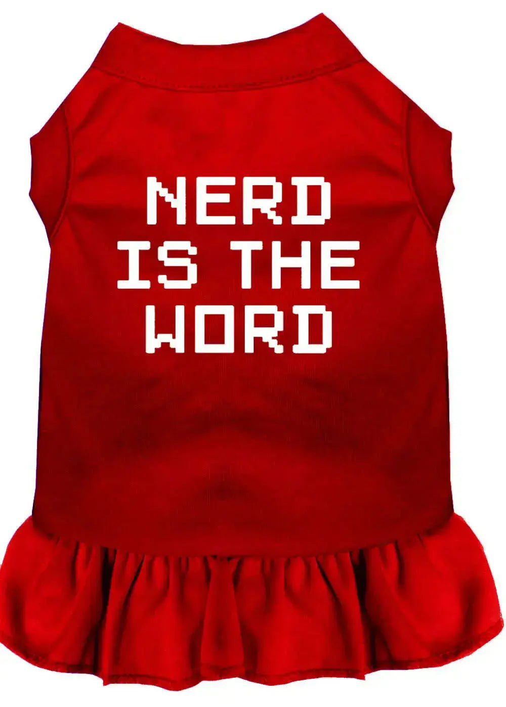Nerd-Is-The-Word-Screen-Print-Dress-Red-Lg-GreatEagleInc-320090253
