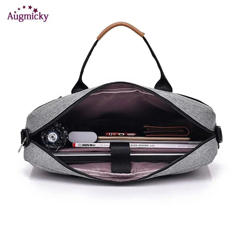 New Men Handbag Office Travel Shoulder Messenge Women's Laptop Bag Business Trip File Package Notebook Bag For 13.3"14"15.6"inch