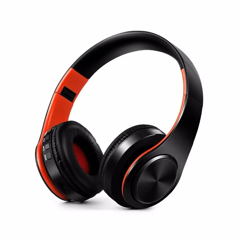 New Portable Wireless Headphones Bluetooth Stereo Foldable Headset Audio Mp3 Adjustable Earphones with Mic for Music GreatEagleInc
